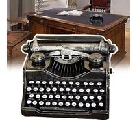 Máquina De Escribir Antigua, Modelo Clásico De Máquina De Escribir Vintage, Ideal para Grabar Películas, Ideal para El Hogar, La Oficina O El Estudio.(Schwarz)