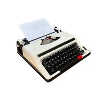 Máquina De Escribir Clásica Nostálgica para Escritura Creativa, Máquina De Escribir Manual Portátil para Cartas, Regalo Literario para Escritores