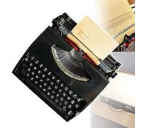 Máquina de escribir manual antigua (capaz de escribir), máquina de escribir, acabado vintage, máquina de escribir antigua, botones flexibles portátiles, escritura a mano clara, regalo de colección