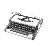 Máquina De Escribir Manual con Procesador De Textos, con Doble Cinta Y Caja Exterior para Notas Y Cartas