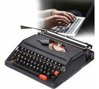 Máquina de escribir manual, diseño retro vintage para decoración de oficina en casa, flujo nostálgico para una experiencia de escritura clásica