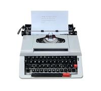 Máquina de Escribir Manual - Estilo Retro, Ideal para Escritura Creativa, Tomar Notas y Escribir Cartas - Regalo de colección Vintage, diseño portátil para escritores