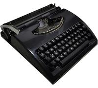 Máquina de escribir manual, máquina de escribir mecánica vintage para escribir cartas y manualidades, diseño portátil de inspiración retro