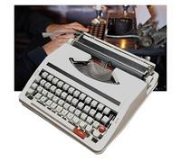Máquina de escribir manual, máquina de escribir vintage real, diseño fácil de usar, estilo vintage para escritores y coleccionistas, máquina de escribir manual retro clásica
