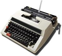 Máquina de escribir manual, máquina de procesamiento de textos portátil con bobina doble, cinta negra y roja