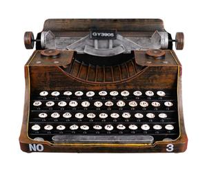 Máquina de escribir manual (no se permite escribir), modelo antiguo, máquina de escribir decorativa, coleccionable de escritorio, para cafeterías, hogares, fotografías, escaparates.,A