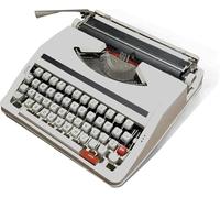 Máquina de escribir manual, portátil, vintage, 30 x 30 x 10 cm, maquinaria antigua para escritores, estudiantes y periodistas