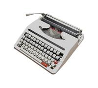 Máquina de Escribir Manual - Procesador de Textos clásico portátil para Practicar mecanografía y decoración de Estilo Vintage - Diseño Retro Ideal para Cualquier Espacio