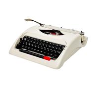 Máquina de Escribir Manual - Procesador de Textos portátil Antiguo para Escribir Tarjetas de felicitación y coleccionables Antiguos - Restauración Artesanal para Uso Normal