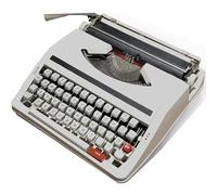 Máquina de escribir manual retro portátil para escritores. Máquina de escribir mecánica inglesa, máquina de escribir manual de estilo antiguo, para tomar notas, escribir cartas o realizar escritura