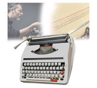 Máquina de escribir manual tradicional, vintage, portátil, para notas o cartas o escritura creativa, máquina de escribir antigua