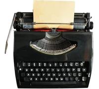 Máquina de escribir manual vintage, máquina de escritura clásica portátil para escritores y coleccionistas, decoración de escritorio retro funcional con aspecto envejecido
