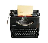 Máquina De Escribir Máquina De Escribir Manual Máquina De Escribir Retro Portátil, para Un Flujo Nostálgico, para Escribir Cartas y Notas, Decoración de Máquina de Escribir para la Oficina en Casa