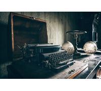 Máquina de Escribir Retro Antigua: Rompecabezas de Madera de 2000 Piezas, artesanía, Regalo de Amistad, Ocio, Entretenimiento, decoración de Fiestas, 14 años+