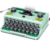 Máquina De Escribir Retro De 820 Piezas, Modelo De Máquina De Escribir Retro Vintage, Decoración Retro, Diseño De Caja Artesanal, Operación Manual, Fácil Almacenamiento Y Almacenamiento, El Mejor Rega
