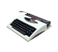 Máquina de Escribir Teclado mecánico Vintage Procesador de Textos de Oficina de Acero Escritura de sobre Toma de Notas Novela (A)