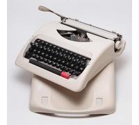 Máquina de Escribir Vintage con Arte en Hierro, Manual, Mecánica, con Bolsa de Almacenamiento para Accesorios de Fotos, Adorno Decorativo de Escritorio de Oficina, Regalo de Fiesta de Cumpleaños