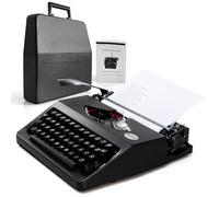 Máquina de escribir vintage - Máquina de escribir manual portátil, la máquina de escribir retro para escritura creativa, regalo ideal para entusiastas de los procesadores de textos