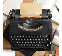Máquina de escribir vintage - Máquina de escribir manual retro con funda de transporte, diseño portátil para un uso fácil, regalo literario ideal para escritores y entusiastas