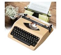 Máquina de escribir vintage, máquina de escribir tradicional, impresión a dos colores, con cintas, puede escribir legible, for notas, cartas, escritura creativa, escritores literarios,(Milkteacolor)