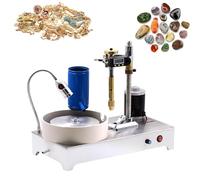 MáQuina de Escritorio for Tallar Piedras Preciosas,Pulidora de Gemas Facetadas,Empujador EléCtrico for Grabado de Sellos de Jade,Ideal para Corte,Grabado,Taladrado y P(Size:Brazo de pantalla digital)
