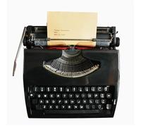 Máquina de Escritura Manual Vintage, máquina de Escribir clásica de Moda Antigua para Escribir Letras, decoración de la Escritura de la Escritura para la Escritura mecánica de la Oficina en el hogar