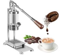 Máquina de espresso portátil con palanca manual, prensa manual, presión de 1 a 16 bar, cabezal de preparación de 58 mm, tiempo de preextracción ajustable, para capuchino, latte, macchiato