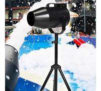 Máquina De Espuma 1000W, Pulverizador De Espuma Para Escenario Con Alcance De 6-10m, Caudal 20m³/min Máquina De Espuma, Ángulo Ajustable Para Festivales Exteriores Pool Parties Bodas Y Bares