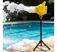 Máquina De Espuma 4 En 1, Cañón De Espuma Portátil En Modo Batalla Con Boquilla Extendida, Red De Espuma Y Trípode Telescópico For Fiesta En La Piscina En El Patio Trasero,