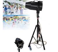 MáQuina De Espuma A Chorro Para Escenarios De Gran TamañO, MáQuina De PulverizacióN De Copos De Nieve Con Control Manual De 1000 W, Dispositivo De Soplado De Nieve Artificial Para Escenarios