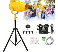 Máquina De Espuma Con Soporte For Trípode, Cañón De Espuma For Fiestas De 1000 W, Ángulo Ajustable, Distancia De 6 A 10 M/área De 80 M², For Fiestas/eventos/diversión En La Piscina De Verano(Yellow)