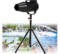 Máquina de espuma con trípode y bomba de agua, ángulo ajustable para fiestas y eventos, cubre un área de 80㎡