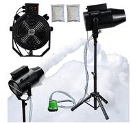 Máquina de espuma de 1000 W, máquina de burbujas portátil con soporte de trípode para fiestas en la piscina, celebraciones de verano, eventos en el patio, cañón de espuma fácil de usar para reuniones