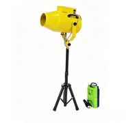 Máquina de Espuma de Escenario de 1000 W, Fabricante de Espuma de Chorro Grande for Una Distancia de Pulverización de 6-10 M/área de 80㎡, for Eventos(Yellow,Charging version)