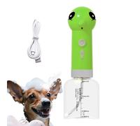 Máquina de espuma de limpieza eléctrica para perros - Dispensador de jabón espumante máquina para gatos | Pulverizador eléctrico espumador recargable ducha animal de compañía para bañera