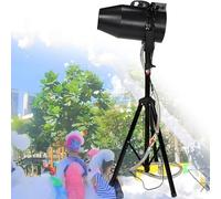 Máquina de espuma for fiestas con cañón,alcance de 6-10 m/área de 80 m², chorro de espuma de 1000W con ángulo ajustable,efecto de escenario de alta potencia,for jardín,piscina,interior(Black)