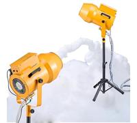 Máquina De Espuma For Fiestas, Producción De Grandes Escenario, Control Manual, Salida De 20 M³/Min, Alcance De 6-10 M, Ideal For Eventos Al Aire Libre Y Parques Acuáticos(Yellow)
