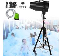 Máquina De Espuma Grande, Cañón De Espuma For Fiestas De 1000 W, Fabricante De Espuma Portátil Con Soporte For Trípode, For Patio Trasero, Piscina, Eventos Al Aire Libre, Cumpleaños(Black)