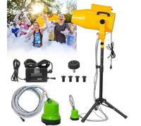 Máquina De Espuma Grande, Cañón De Espuma Para Fiestas De 1000 W, Máquina Portátil Con Trípode, Máquina De Pulverización De Espuma Para Jardines, Piscinas, Interiores(Yellow)