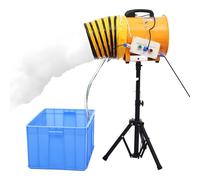 Máquina de espuma grande de 2000W, generador de espuma eléctrico para exteriores con tanque de agua de 60L, trípode ajustable, máquina para hacer burbujas con efecto de escenario