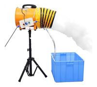 Máquina de espuma para fiestas grandes, 2000 W, fabricante de espuma de chorro con efecto de escenario grande con tanque de agua de 60 L, trípode ajustable en altura, fabricante de burbujas
