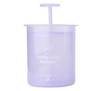 Máquina de espuma para lavado facial, limpiador facial, botella espumosa de burbujas, máquina de espuma de limpieza, herramienta ergonómica de limpieza facial para el cuidado de la piel, lavar la piel