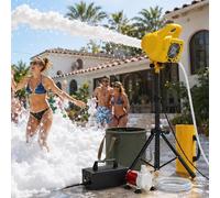 Máquina De Espuma Portátil, Máquina For Fiestas Con Salida Continua Control Ángulo Y Cobertura 5 A 7 M Ancho, For Carnaval Cumpleaños En La Piscina El Patio Trasero