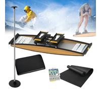 Máquina de esquí Indoor, Máquinas de esquí for Hacer Ejercicio, simulador Interior con Bastones y colchonetas, Equipo máquina , elíptica 3D