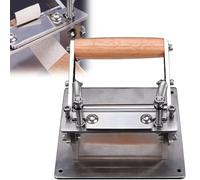 Máquina de esquiador de cuero de acero inoxidable, hoja de adelgazamiento ajustable, ancho de corte de 9 cm, para fábrica, almacén, entusiastas del bricolaje