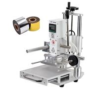 Máquina de estampación en caliente de doble uso, máquina de bronceado manual, máquina de grabado en relieve de cuero, con pantalla digital, para cuero, tela, madera y papel,WT-90SEDrawer