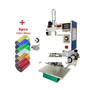 Máquina de estampación, Máquina de bronceado, codificación automática, equipo de estampado en caliente for logotipos, tarjetas de presentación, cajas de regalo, plástico, madera y relieve.(Foil paper)