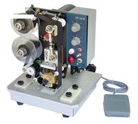 Máquina de estampación, Máquina de codificación de lotes con estampado en caliente de fecha de caducidad en cinta de fábrica de embalaje