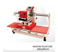 Máquina de estampación, Máquina de prensado térmico de etiquetas de sublimación de doble posición, máquina neumática automática de estampado en caliente for impresora de camisetas DIY(2020)