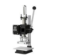 Máquina de estampación Máquina Manual De Prensado En Caliente Digital Para Tarjetas, Libros, Papel Cuero Y Madera Con Logotipo Personalizado, Estampado para cuero, tela, madera(10 * 13cm)